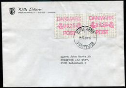 Denmark Dänemark Mi# ATM 1 Used On Cover - Timbres De Distributeurs [ATM]