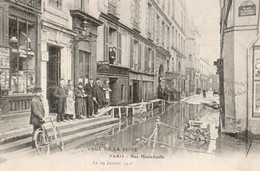 75006  PARIS  - CRUE DE LA SEINE - Rue Hautefeuille - Le 19 JANVIER 1910 - Überschwemmung 1910