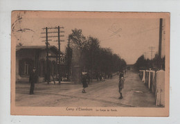 REF3274/ CP-PC Camp D'Elsenborn Le Corps De Garde Animée , TP 2193 Houyoux C.Elsenborn 1925 > Anvers - Elsenborn (Kamp)