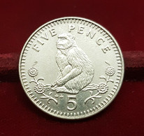 Gibraltar 5 Pence - Elizabeth II 1988 Km 22.1 SC- AUNC - Gibraltar