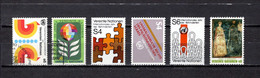 Naciones Unidas .-  Viena   1980-81   .-   Y&T  Nº    11-13-16-17/18-19 - Oblitérés