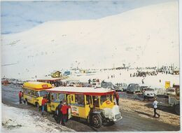 CPSM Autobus - Deux Alpes - Trans'alpes Et Rassemblement ESF - Autobus Renault TN6 - Busse & Reisebusse