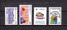 Naciones Unidas .-  Viena   1985   .-   Y&T  Nº    47-48-49/50 - Oblitérés