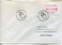 Denmark Dänemark Mi# ATM 1 Used On FDC - Timbres De Distributeurs [ATM]