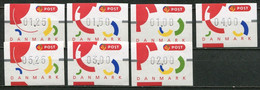 Denmark Dänemark Mi# ATM 2-4 Postfrisch/MNH - Different Values - Automatenmarken [ATM]