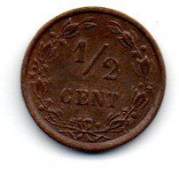 Pays -Bas -  1/2 Cent 1884 - TB+ - 1849-1890 : Willem III