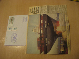 C/V ZIM HAIFA MAIDEN VOYAGE Container Ship KIEL 1992 Cancel To Stolberg Germany ISRAEL + Image - Covers & Documents