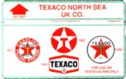 OIL-RIG : O35 100u TEXACO 3 Logo)s (for Use On Tartan Alpha) USED - [ 2] Plataformas Petroleras