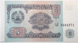 Tadjikistan - 5 Roubles - 1994 - PICK 2a - NEUF - Tadzjikistan
