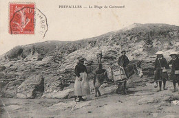 PREFAILLES. - La Plage De Guirouard. Âne Et Son Chargement - Préfailles