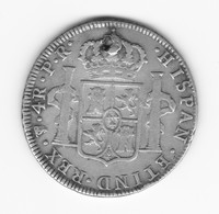 4 Réales Bolivie 1780 PR  Bel état Mais Percée - Bolivie