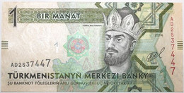 Turkménistan - 1 Manat - 2014 - PICK 29b - NEUF - Turkménistan
