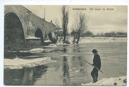 Echternach Die Sauer Im Winter ( Pêcheur ) - Echternach