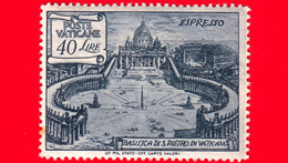 Nuovo - MNH - VATICANO - 1949 - Arcangelo Raffaele E Tobia - Colonnato Di San Pietro - Espresso - 40 - Eilsendung (Eilpost)