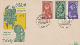 Enveloppe  FDC  1er  Jour  RIO  MUNI   Pour  L' Enfance  Indigéne   1962 - Rio Muni