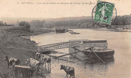 Le Pecq          78         Vue Sur La Seine Et Côteaux De Marly Et Bougival     (voir Scan) - Le Pecq