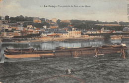 Le Pecq          78         Vue Générale  Du Port Et Des Quais           (voir Scan) - Le Pecq