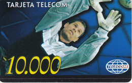 TARJETA DE COLOMBIA DE FUTBOL DE UN PORTERO (FOOTBALL) TELECOM - Kolumbien