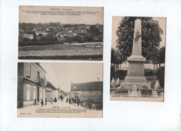 3 Cartes - Sergines  -  [89] Yonne - Sergines