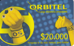 TARJETA DE COLOMBIA DE ORBITEL DE $20000 - Colombia