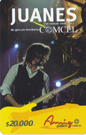 TARJETA DE COLOMBIA DE AMIGO DEL CANTANTE JUANES (MI SANGRE TOUR 2005) - Kolumbien