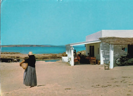 Formentera - Balneares - Playa Es Calò Y Pension Rafalet - Formato Grande Viaggiata – E 17 - Formentera