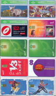 UK L&G + Chip  : 10 DIFFERENT CARDS AS PICTURED ( Lot 1 ) USED - Other & Unclassified