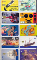 SPAIN Chip : 10 DIFFERENT CARDS AS PICTURED ( Lot 2 ) USED - Andere & Zonder Classificatie