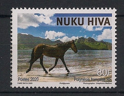 Polynésie - 2020 - N°Yv. 1243 - Nuku Hiva - Neuf Luxe ** / MNH / Postfrisch - Horses