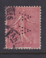 Perforé/perfin/lochung France No 129 AA (7) - Andere & Zonder Classificatie