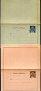 MAYOTTE Letter Cards #A1-2 Mint Vf 1893 - Ganzsachen & PAP