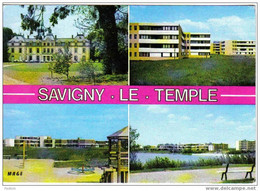 Carte Postale  77.  Savigny-le-temple  C.E.S. Louis-Armand  Institut Gustave Roussy Très Beau Plan - Savigny Le Temple