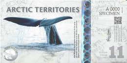 ARCTIC TERRITORIES - 11 Polar Dollars 2013 Polymer UNC - Specimen