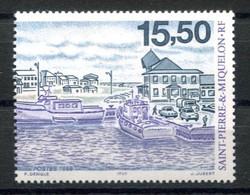 RC 19975 ST PIERRE ET MIQUELON COTE 7,80€ N° 702 PLACE GÉNÉRAL DE GAULLE QUAI ET BATEAUX NEUF ** MNH TB - Ongebruikt