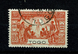 Ref 1458 - 1931 France French Colony - Togo - 90c Used Stamp - SG 101 - Usati