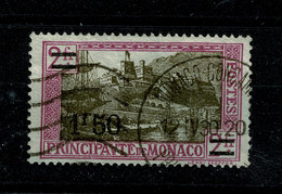 Ref 1458 -  Monaco 1926 1f50 Overprint On 2f Used Stamp - SG 112 - Usados