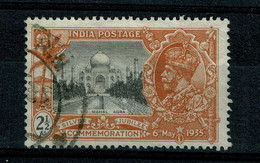 Ref 1458 - India - 1935 2 1/2 Annas KGV Silver Jubilee Used Stamp - SG 244 - 1911-35 Koning George V