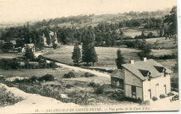 -23 - CREUSE-  SANATORIUM  DE. SAINTE-FEYRE -Vue Prise De La Cure D'Air - Chatelus Malvaleix