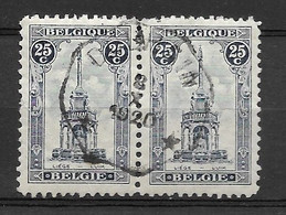 OBP164 In Paar Met Octagonaalstempel - Used Stamps