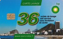 # Carte A Puce Portemonnaie  Lavage BP - Plage - 36u - Tres Bon Etat - - Car Wash