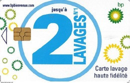 # Carte A Puce Portemonnaie  Lavage BP - Haute Fidélité - 2 Lavages - Tres Bon Etat - - Car Wash