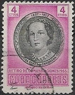 1956 Postal Employees' Retirement Fund - 4c. Luisa Perez De Zambrana FU - Gebraucht