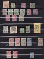 DDY 450 -- Collection THOUROUT - 35 Timbres-Poste Entre 1874 Et 1914 , Diverses Oblitérations De THOUROUT - Collections