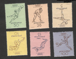 YUGOSLAVIA-MNH SET-Summer Olympics Helsinki - 1952. - Summer 1952: Helsinki
