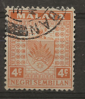 Malaysia - Negri Sembilan, 1935, SG 25, Used - Negri Sembilan