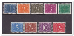 Nieuw Guinea 1950, Plakker MH, Numbers - Netherlands New Guinea