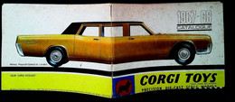 ► Catalogue CORGI 1967-1968 (Rare Collector's Price And Check List Inside) - Model TV James Bond Green Hornet Batmobile - Catalogi