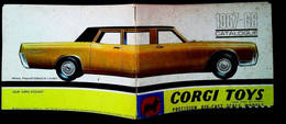 ► Catalogue CORGI 1967-1968 (Rare Collector's Price And Check List Inside) - Model TV James Bond Green Hornet Batmobile - Catalogues