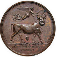 NAPOLEONE BONAPARTE 1806 CONQUISTA DI NAPOLI RARA MEDAGLIA BRONZO - Royaux/De Noblesse