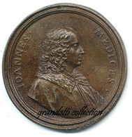IOANNES MEDICES GIOVANNI DE MEDICI IL POPOLANO MEDAGLIA 1740 ANTONIO SELVI - Royal/Of Nobility